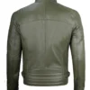 mens green cafe racer jacket