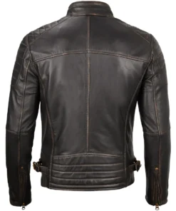 mens dark brown leather