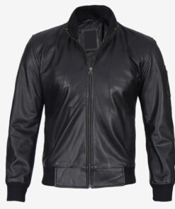 Men's Premium Black Cowhide Leather Jacket