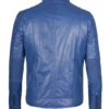 Austin blue Cafe racer jacket