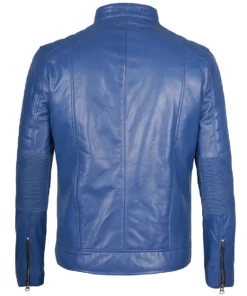 Austin blue Cafe racer jacket