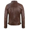 cafe race jacket chocolate brown