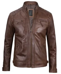 cafe racer leather jacket