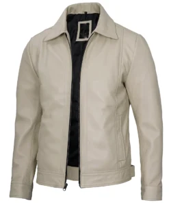 harrington leather jacket men