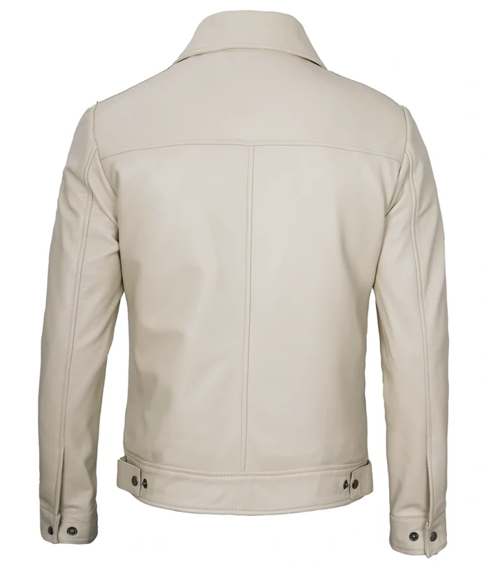 harrington real leather jacket for men