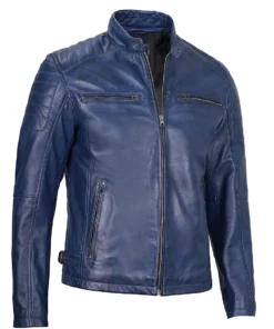 mens_blue_cafe_racer_leather_jacket