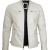 White_Cafe_Racer_Leather_Jacket